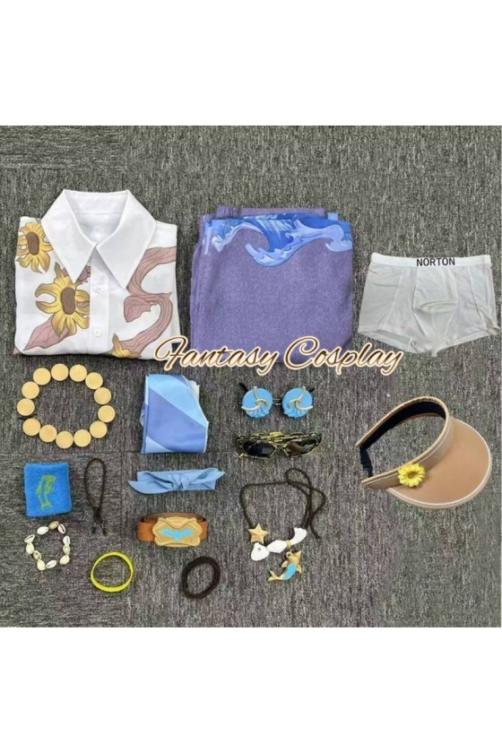 Identity V Prospector Norton Campbell Summer Frisbee Cosplay Costume
